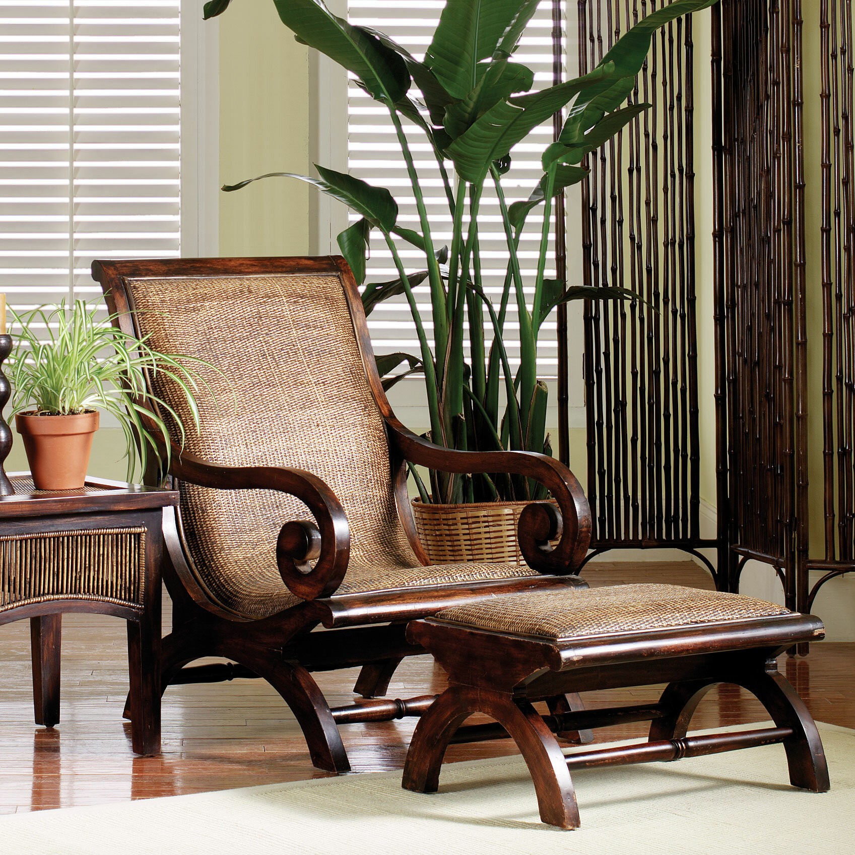 Plantation chairs outdoor
