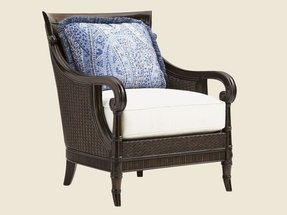 Rattan Wicker Arm Chair - Foter