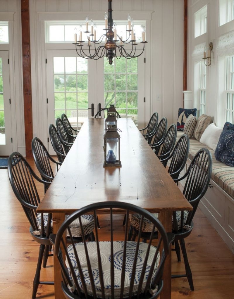 Tim smith built the dining table from reclaimed wood love