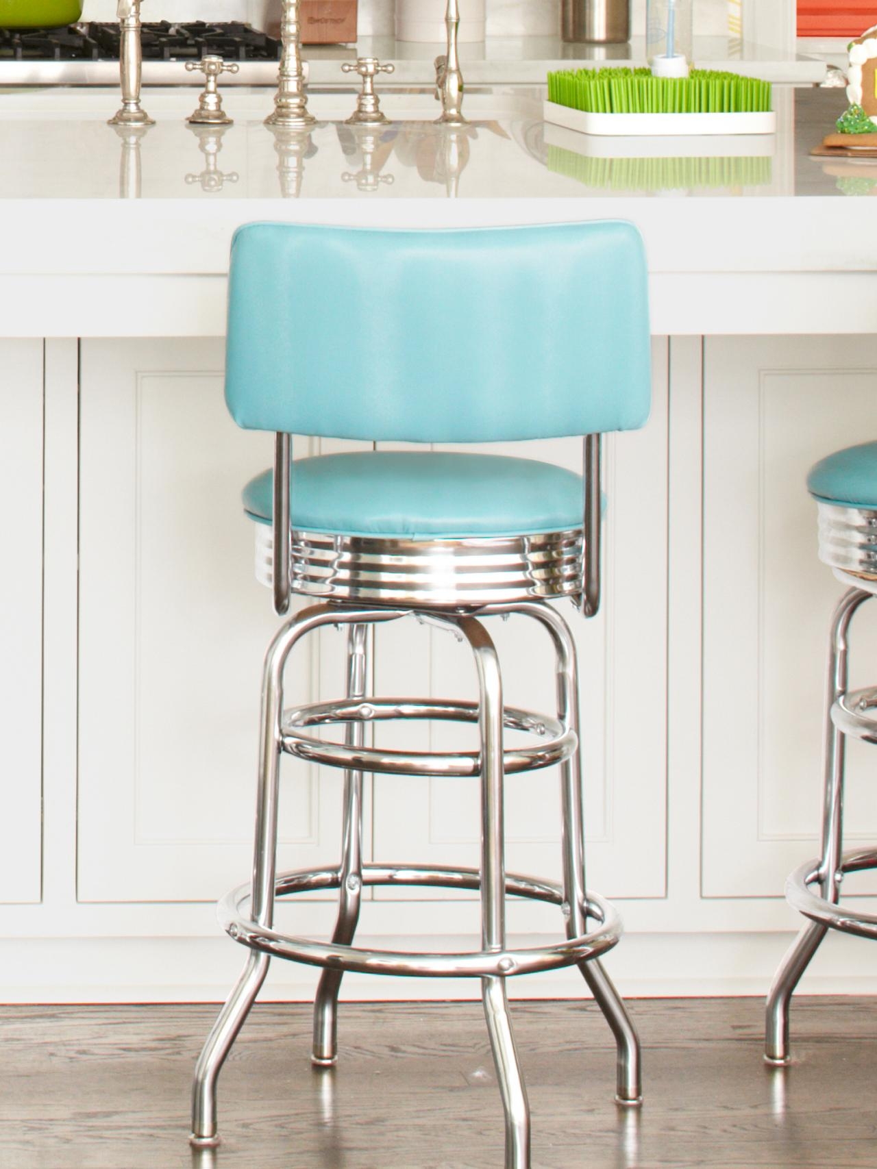 Turquoise kitchen chairs
