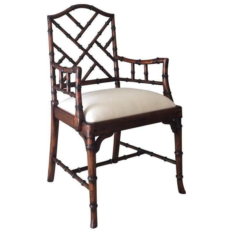 Vintage faux bamboo chairs