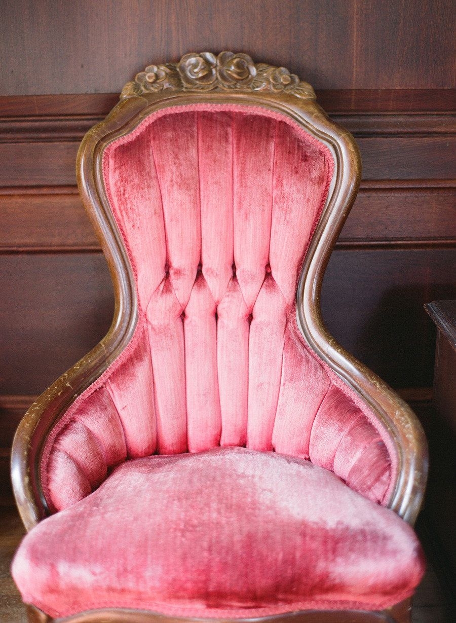 Vintage high back chair 2