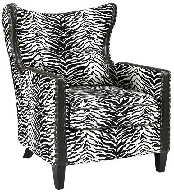 Zebra armchair