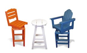 Outdoor Swivel Bar Stools - Foter