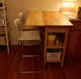 Drop Leaf Kitchen Island Table - Foter