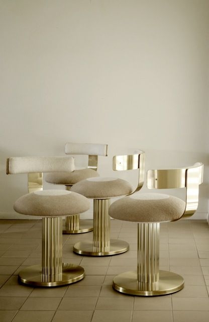Gold bar stools 3