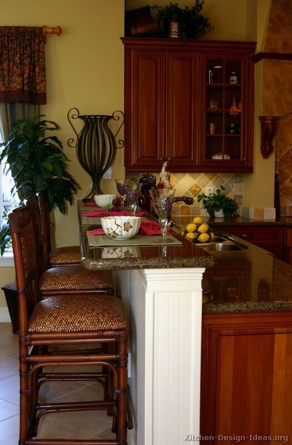 Kitchen Island With Granite Top And Breakfast Bar - Foter