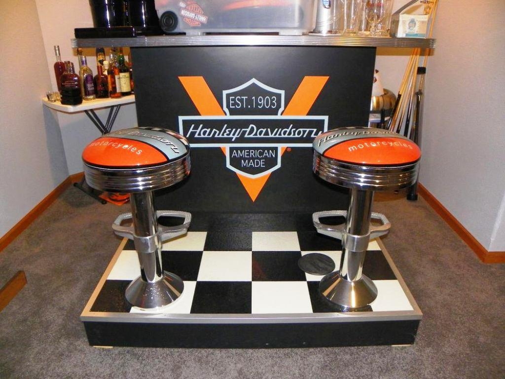 Harley pub table and shop chairs