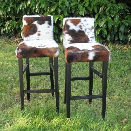 Kitchen cowhide bar stool vbs10 11 london cows limited