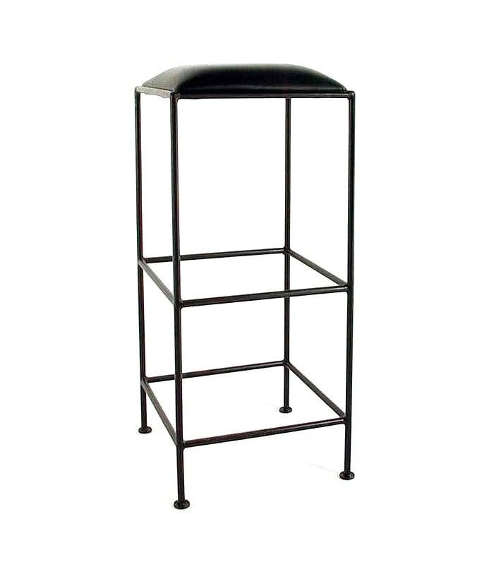 Metal square bar stools 1