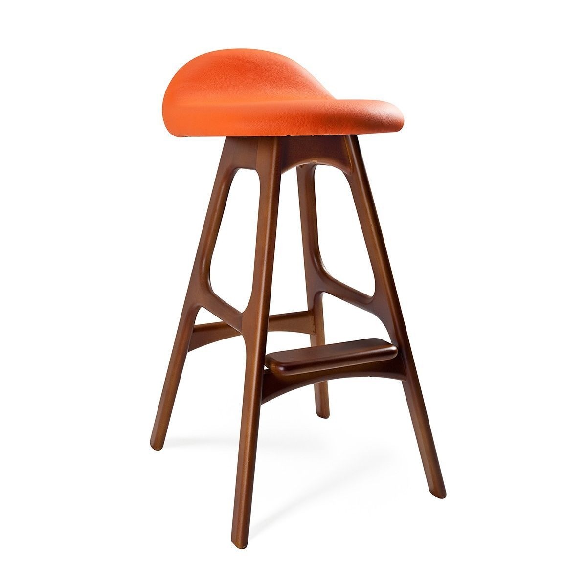 Modern orange bar stools