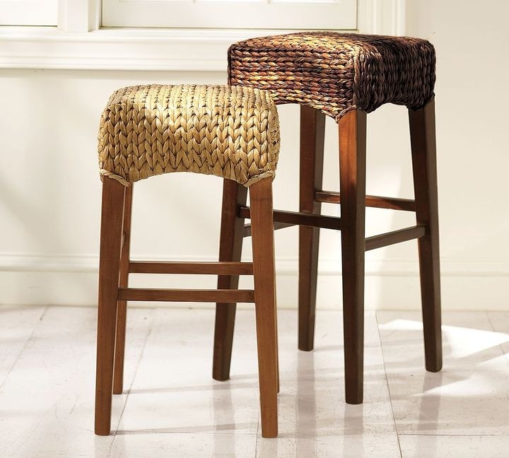 Seagrass counter stool