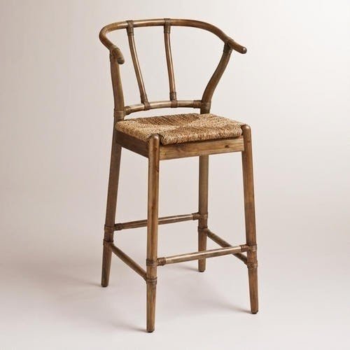 Wishbone bar stool