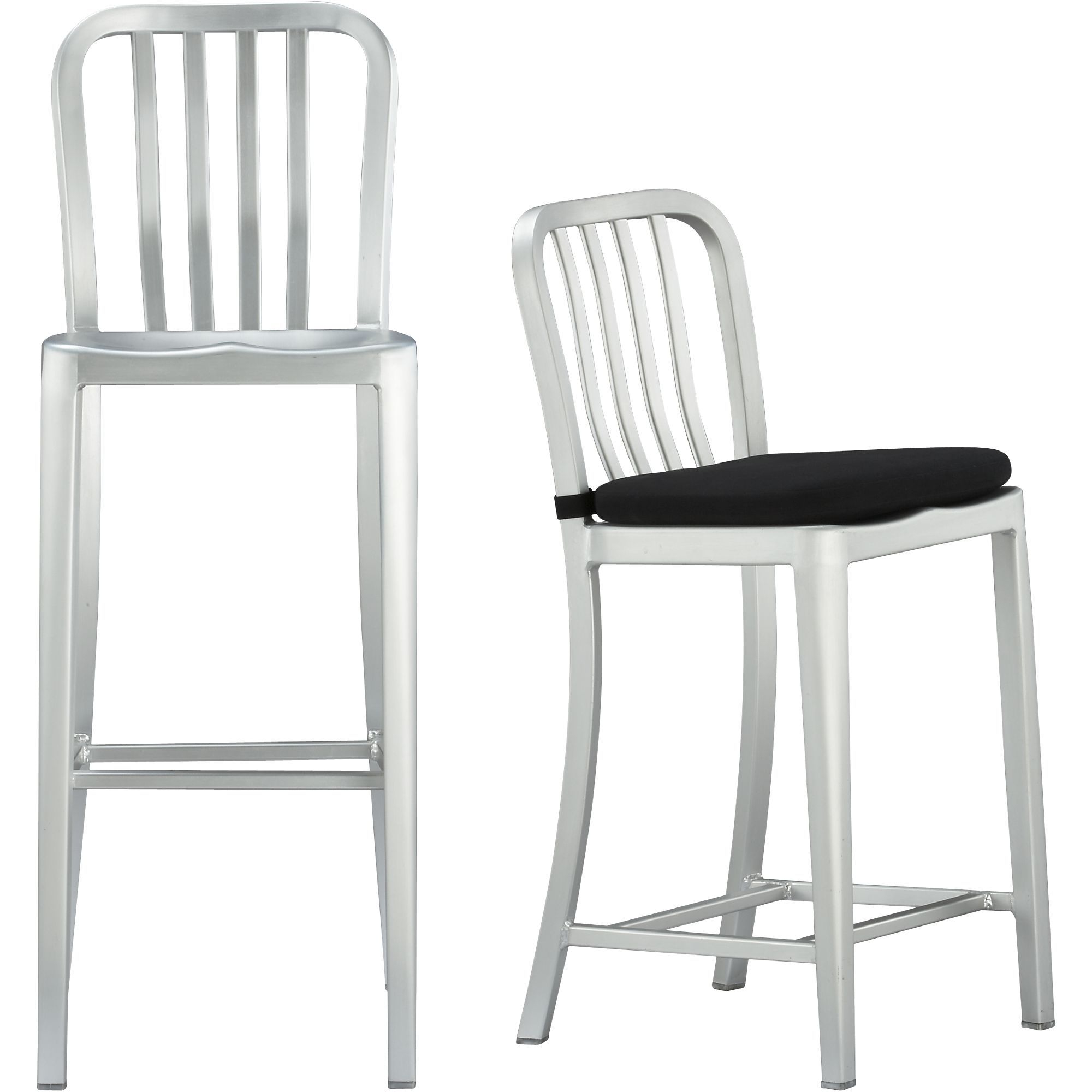 Aluminum bar stools