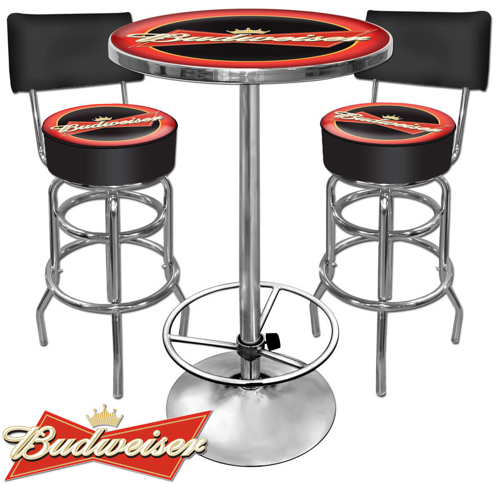 Beer logo bar stools
