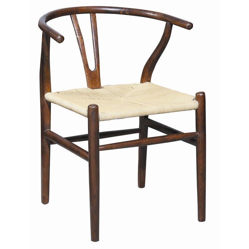 Broomstick Brown Birch Bentwood Accent Chair