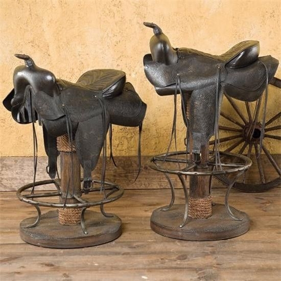 Horse saddle stools