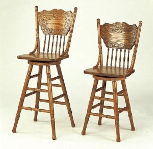 Light oak bar stools