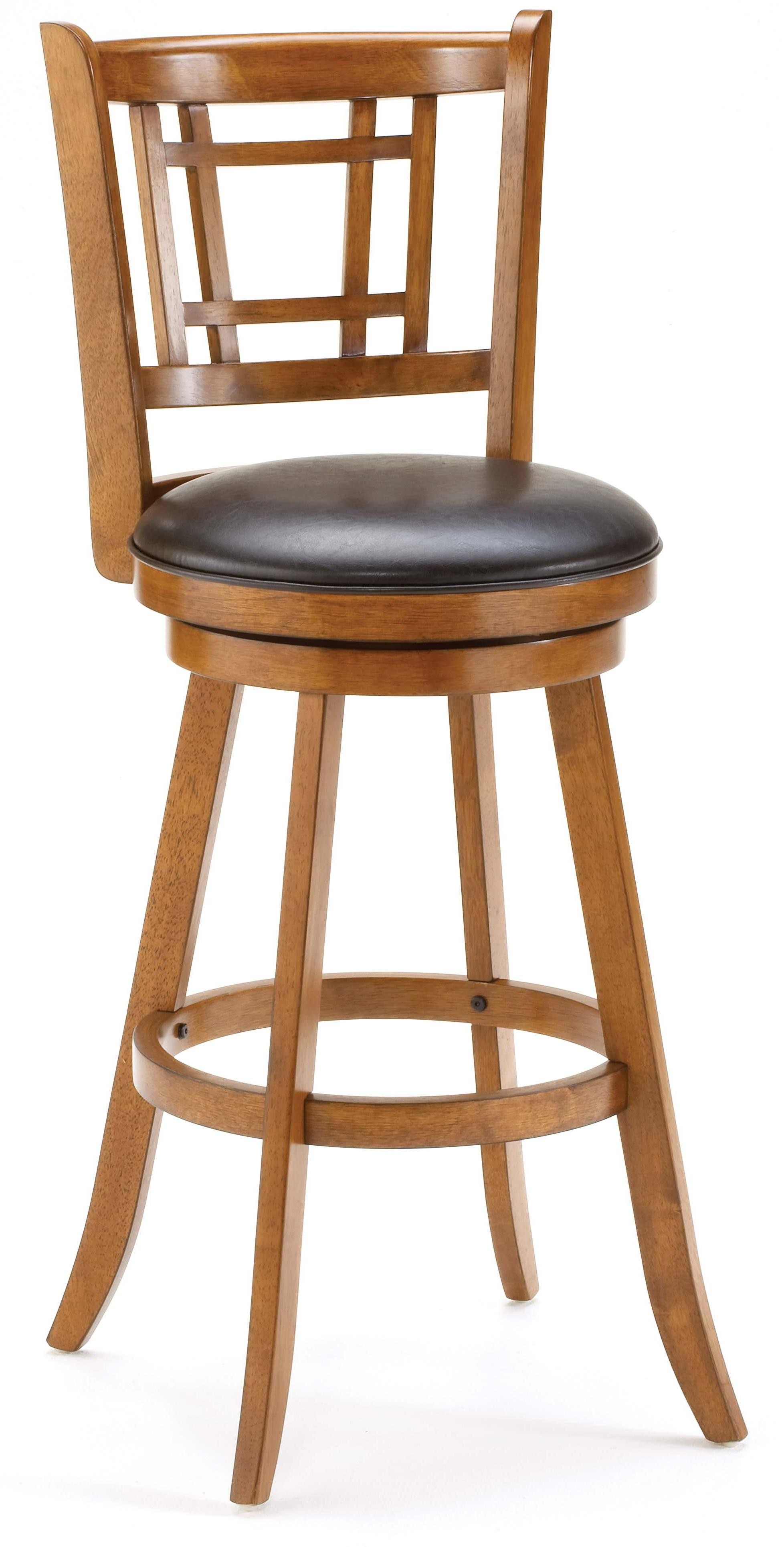 Oak swivel bar stools