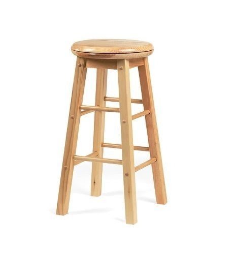Pine swivel bar stools