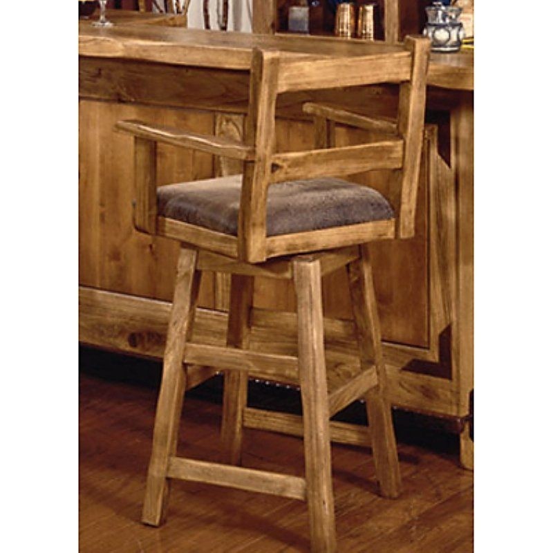 Swivel bar stools with backs and arms