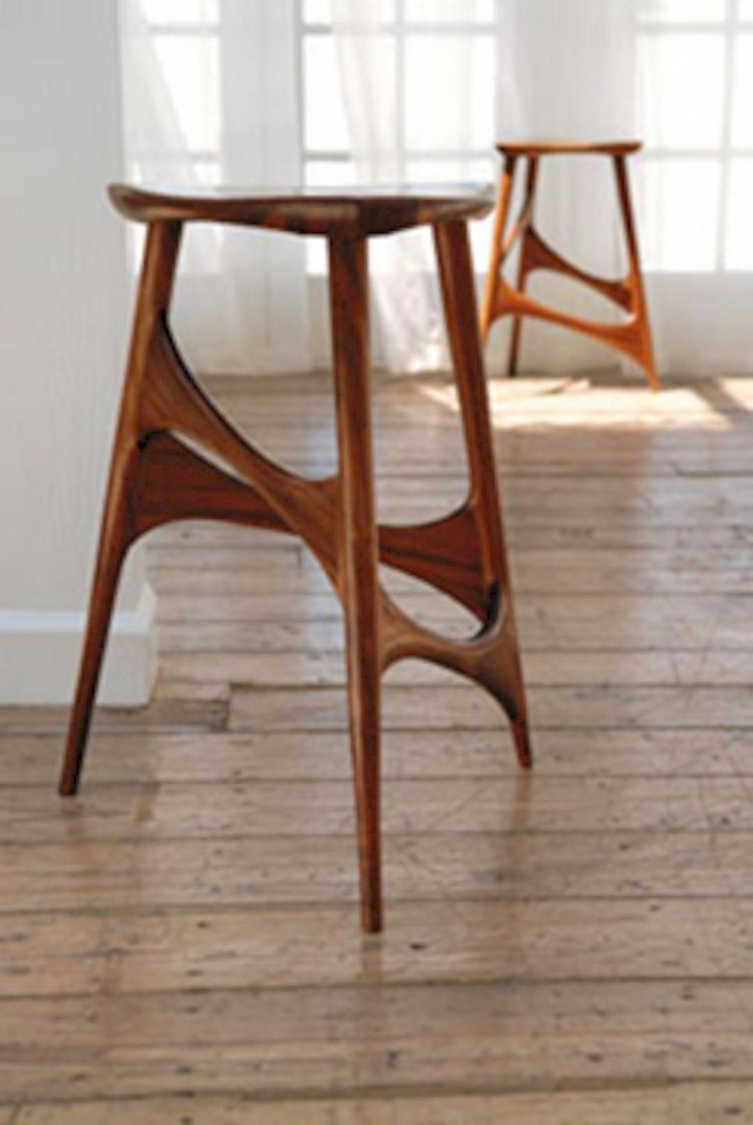 danish modern teak bar stools