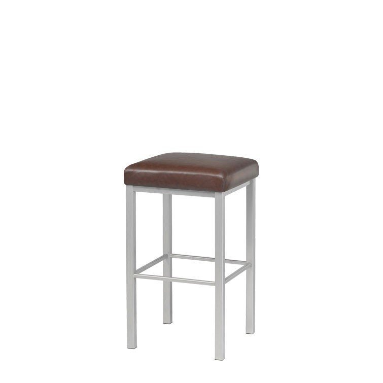 Upholstered backless bar stool 22