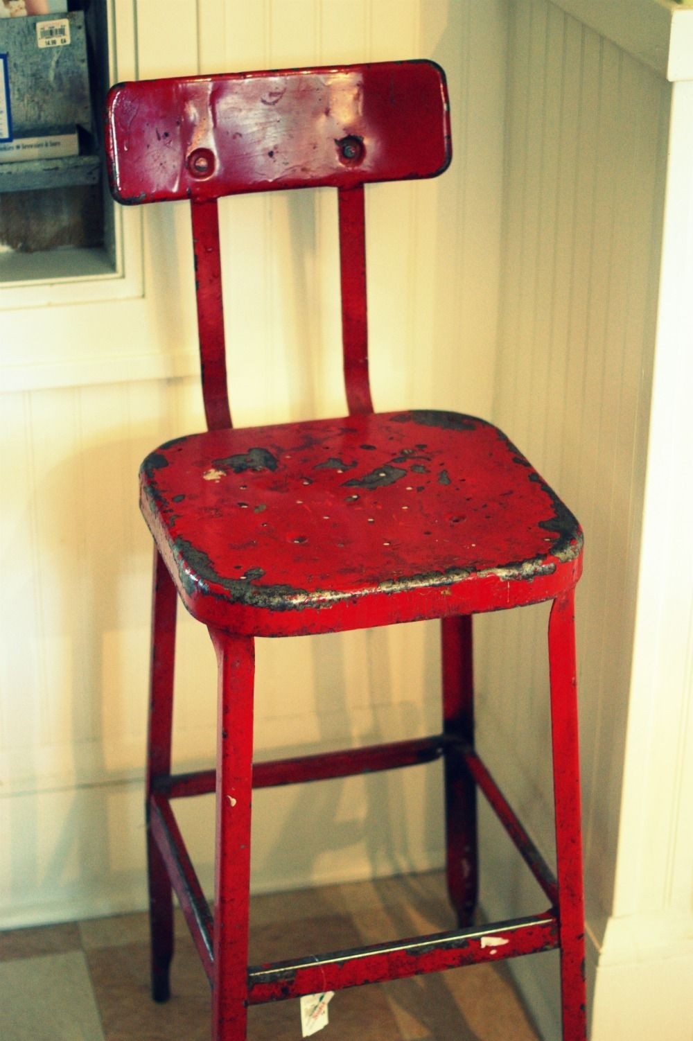 Vintage metal stools