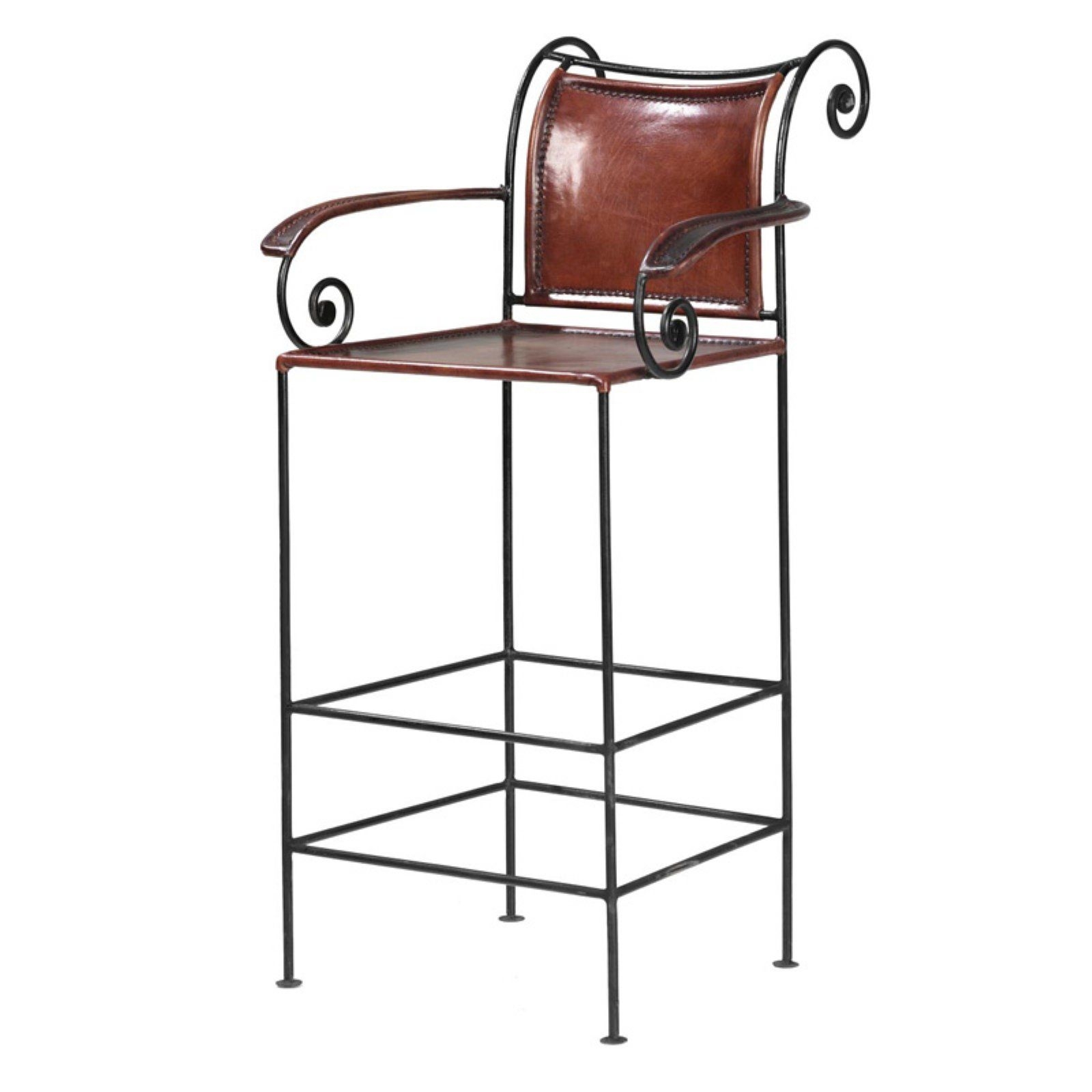 Wrought iron stools counter height