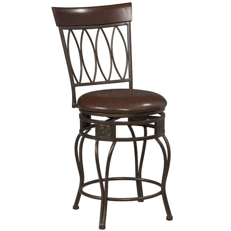 Linon four oval back counter stool