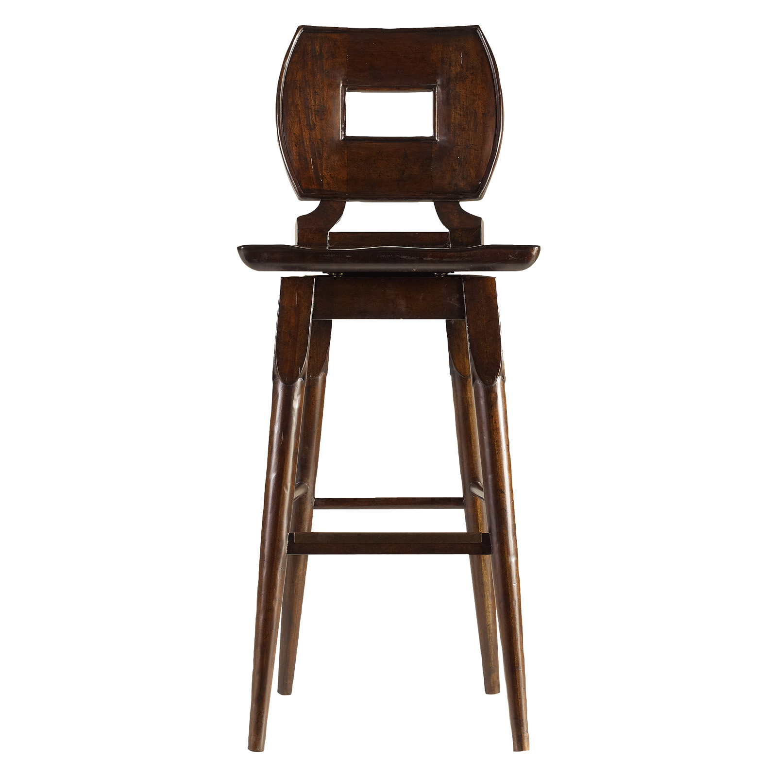 Stanley furniture artisan dining ebony wood bar stool 135 81