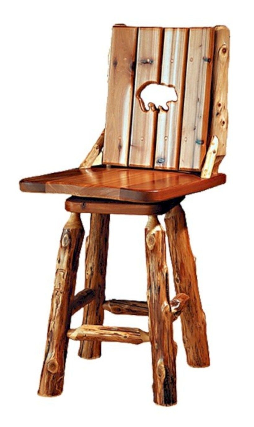 Western bar stool