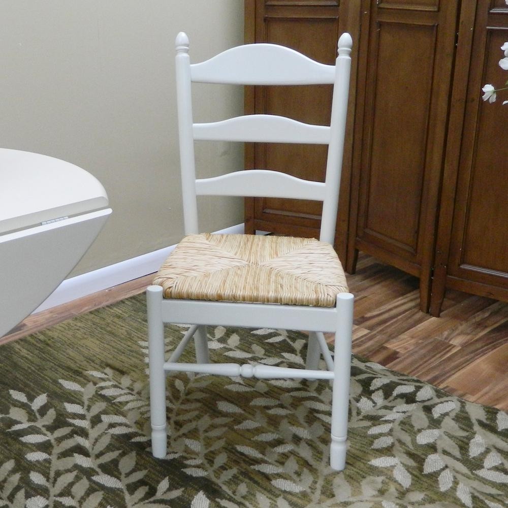 Carolina Cottage American Oak Krista Dining Chair, Off-White