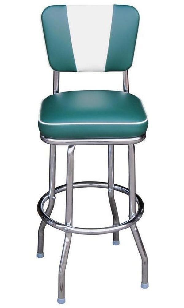 Chrome bar stool 1
