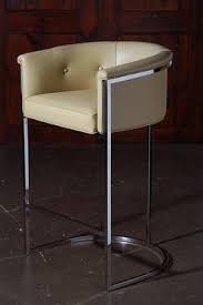 Leather top grain bar stools 6