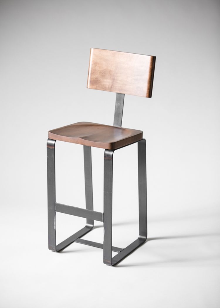 Maple finish bar stools 12