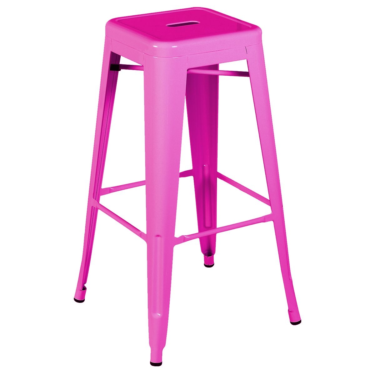 Metal square bar stools 18
