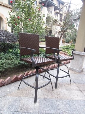 Outdoor Wicker Bar Stools - Foter