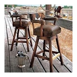 rustic stools leather bar foter counter