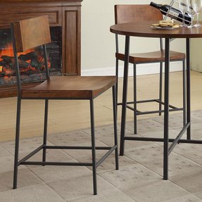 Schoolhouse Wood Bar Stool - Foter