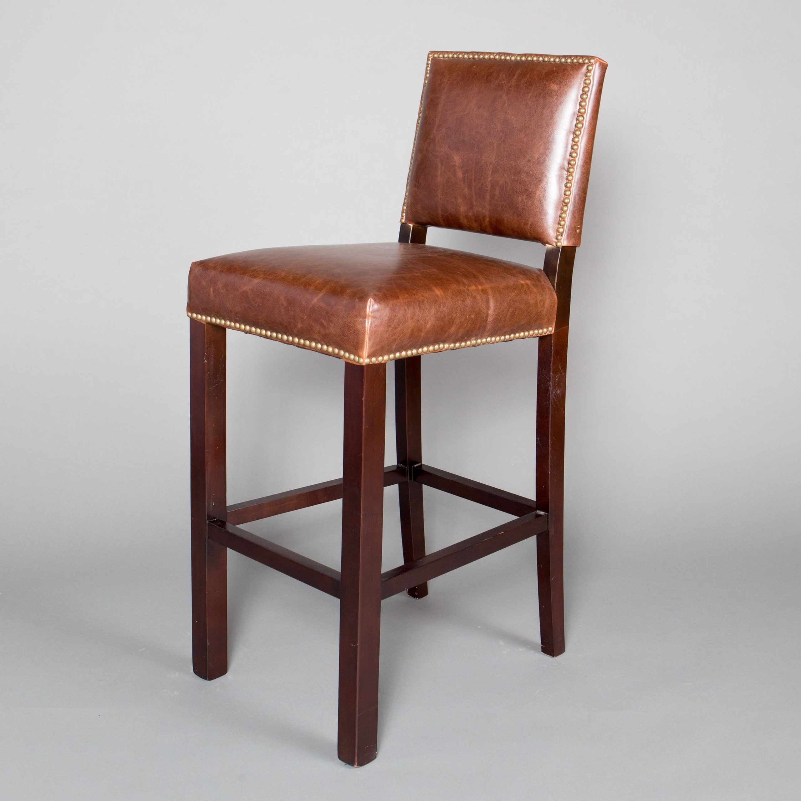 Winston leather bar stool
