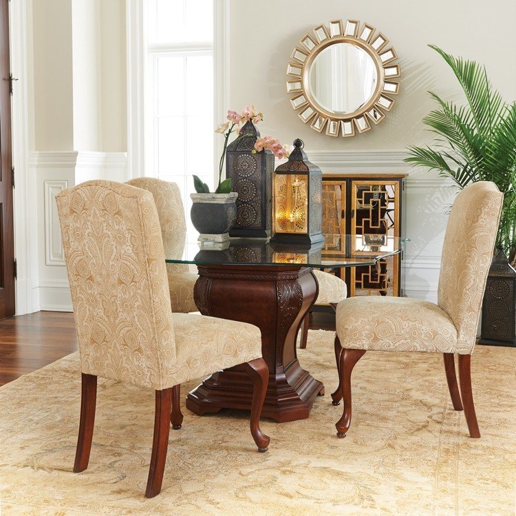 bombay dining table and chairs