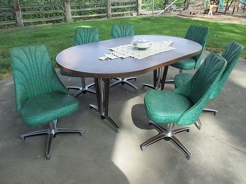 1960s chromcraft table and chairs