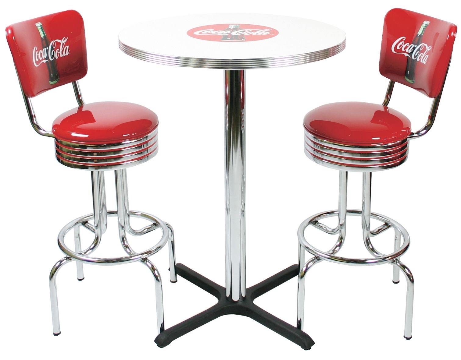 Coca cola table and chairs