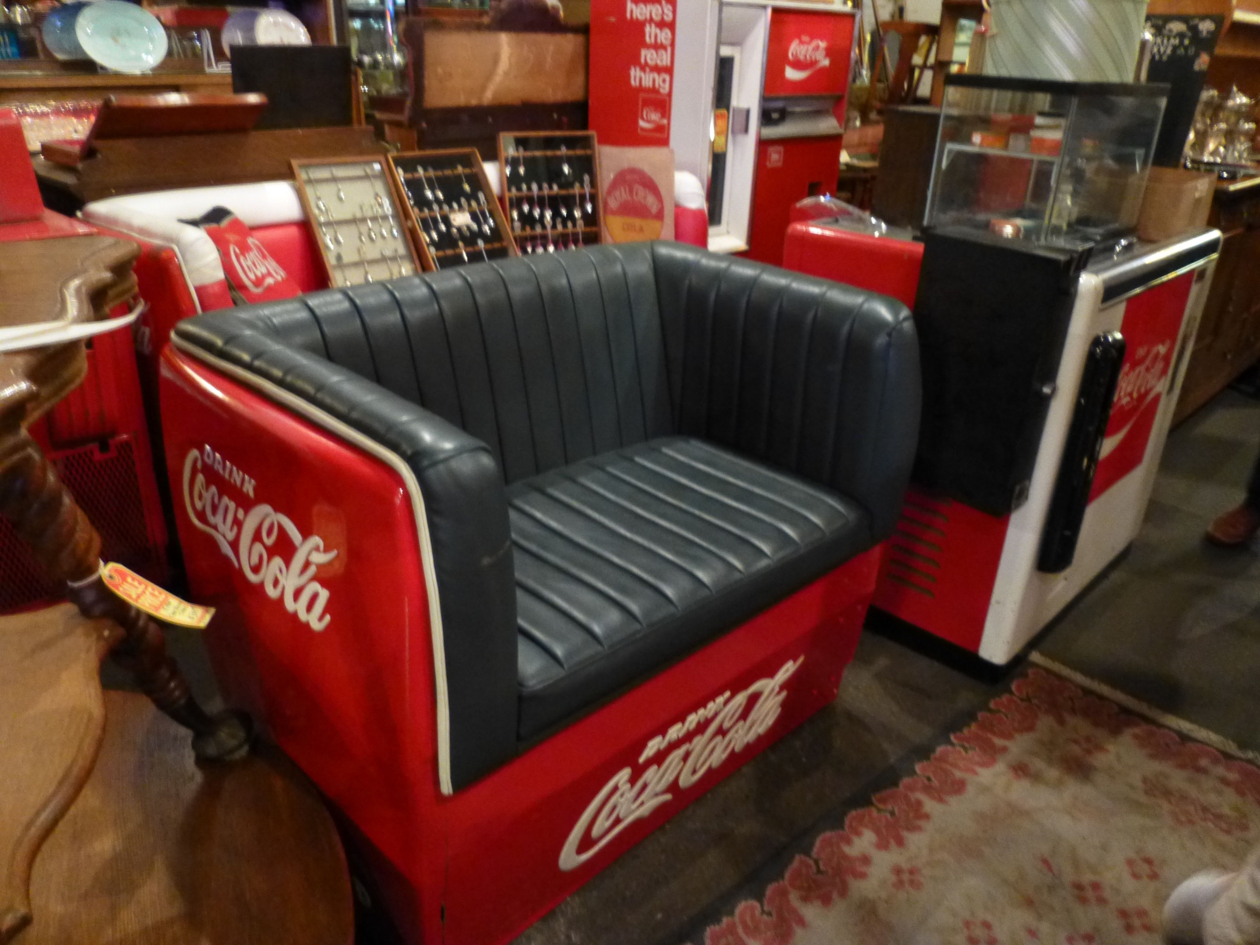 Coca cola chairs vintage sale