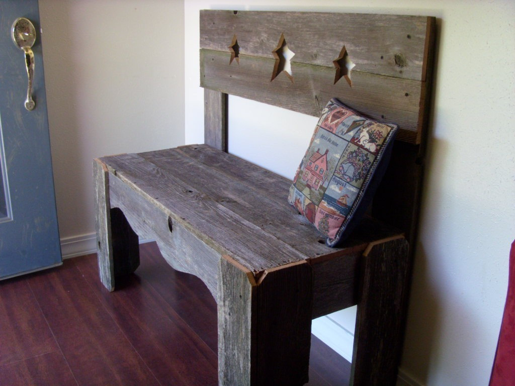 Farmhouse entry table rustic furniture