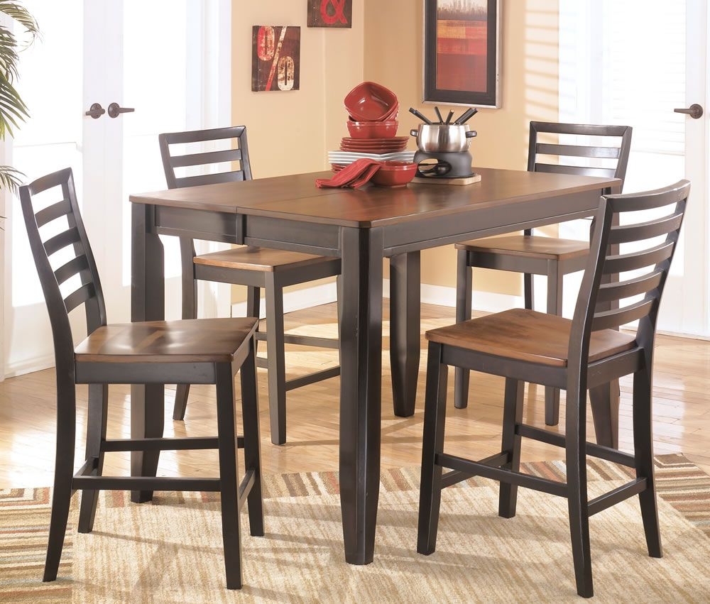 Ashley furniture best sale triangle dining table