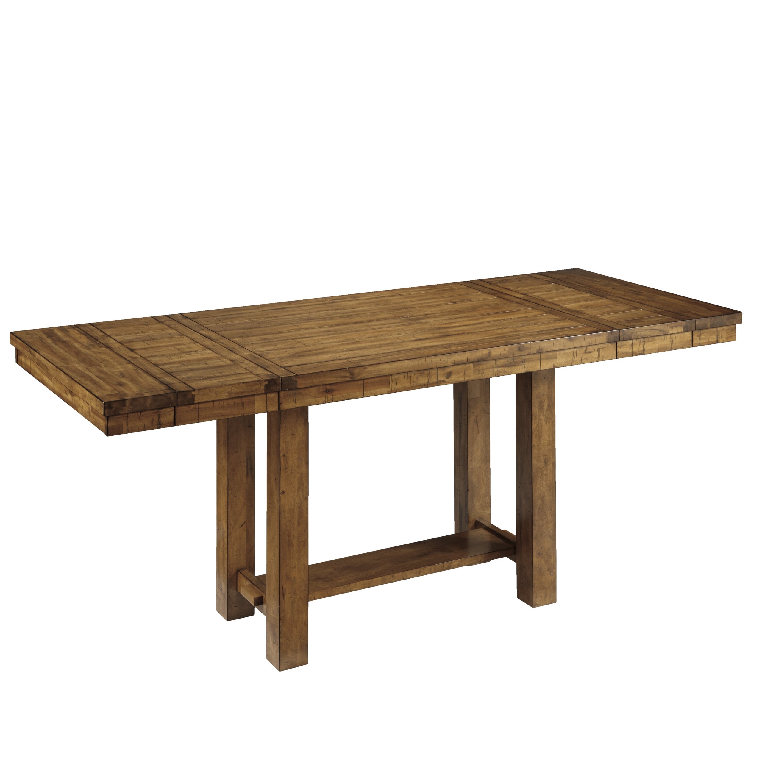 Signature design by ashley rectangular dining room counter extension table