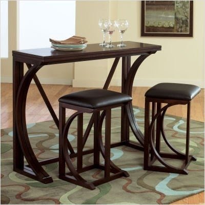 Pub table sets store for small spaces