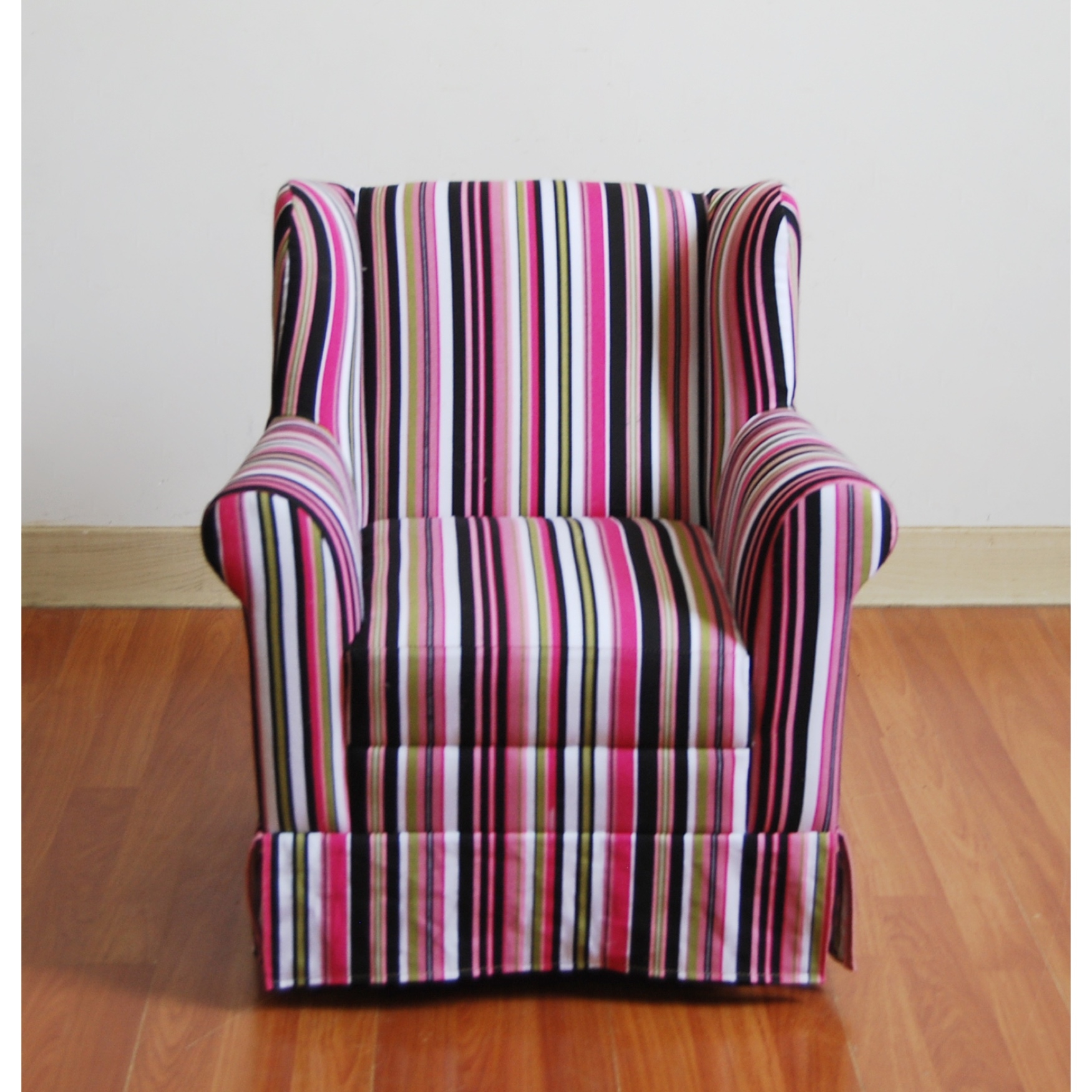 4D Concepts Girls Wingback Striped Chair
